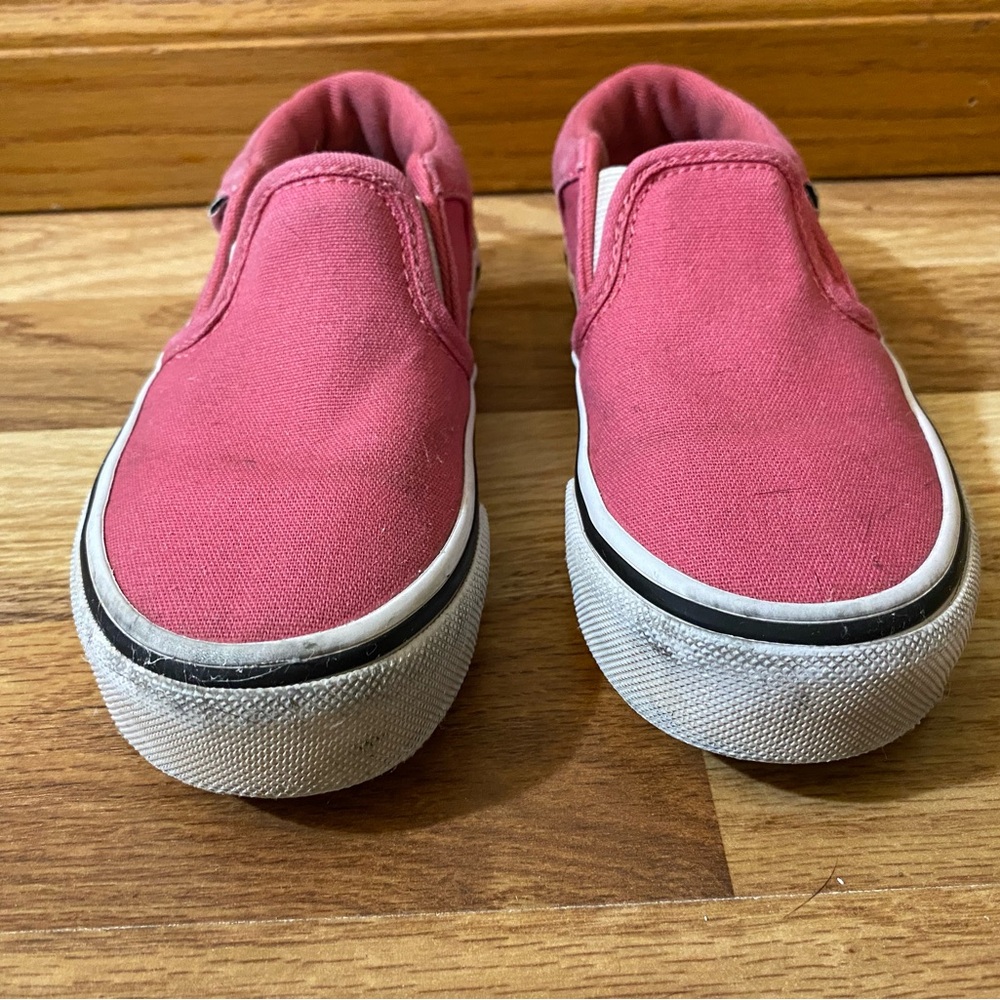 Vans Kids Slip-On Sneakers Pink Canvas